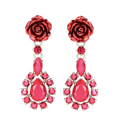 prada earrings rose